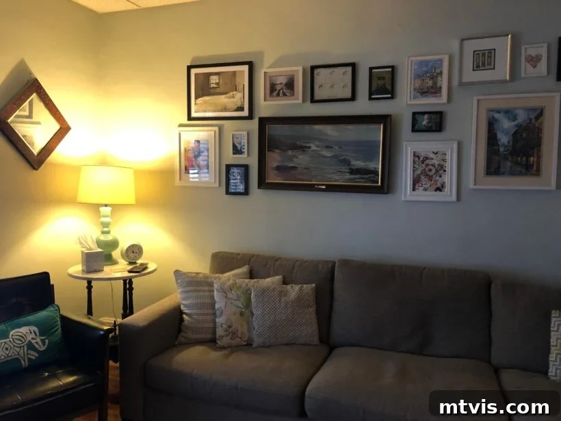 Designer in a Binder: Customer Success Stories 48 Before photo of Brooke's drab family room
