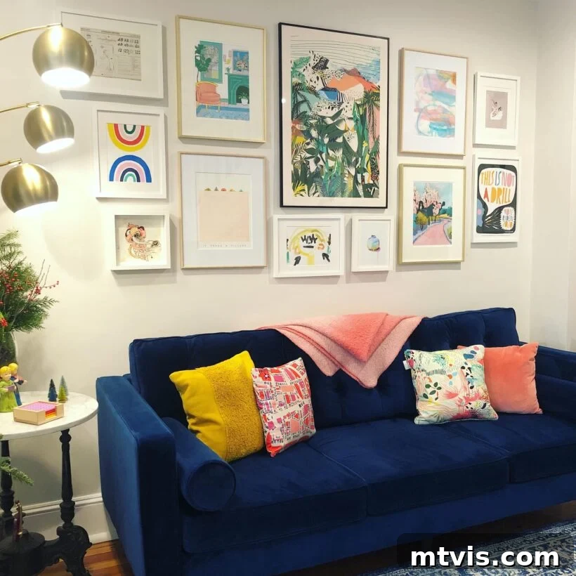 Designer in a Binder: Customer Success Stories 49 After photo of Brooke's vibrant family room