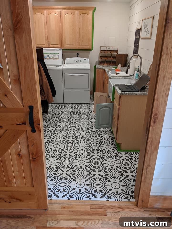 Designer in a Binder: Customer Success Stories 72 laundry room with wood trim and cabinets