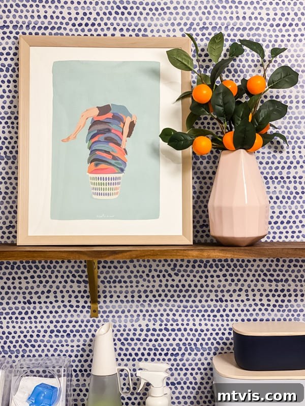 Unveiling Our Chic Modern Laundry Oasis 15 fun laundry art and decor elements