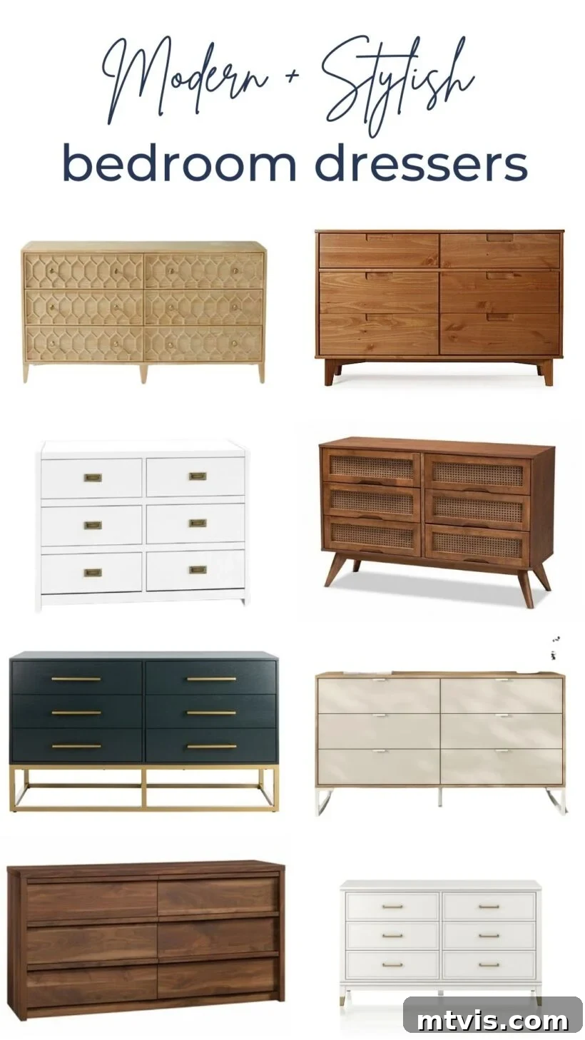 Masterful Style Without The Massive Price Tag 2 Best stylish and modern dressers for a contemporary bedroom