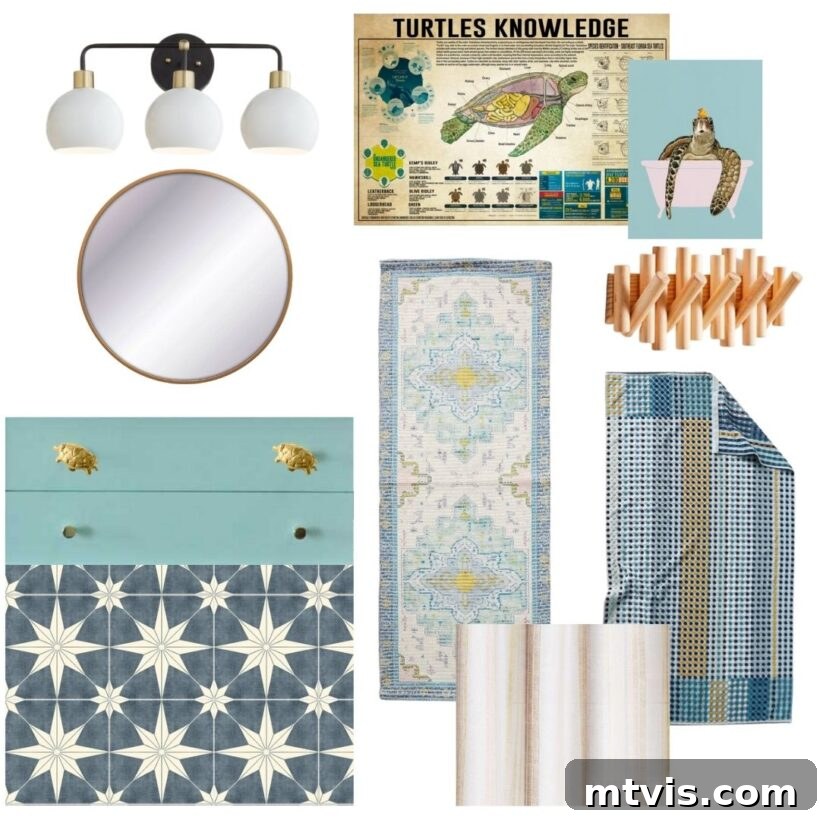 bathroom makeover plan turtles