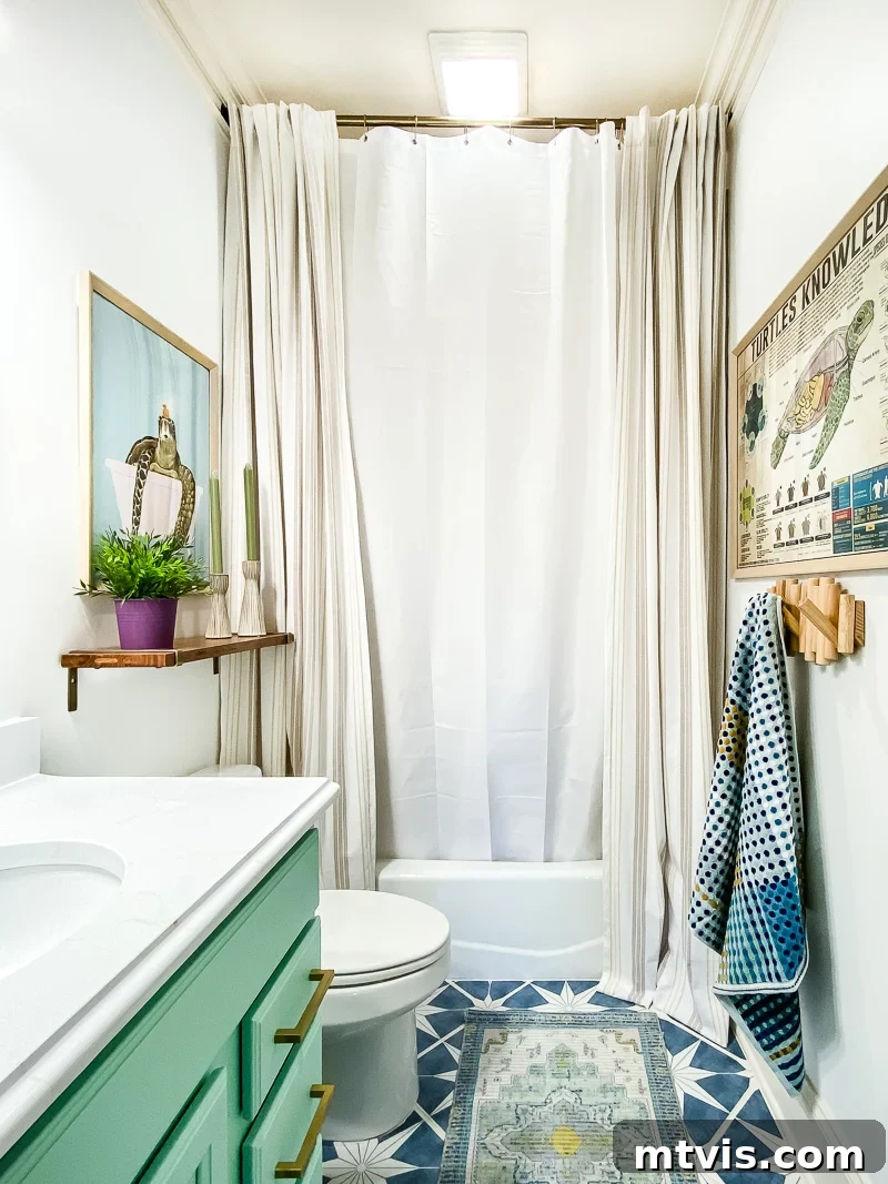 budget-friendly bathroom makeover reveal