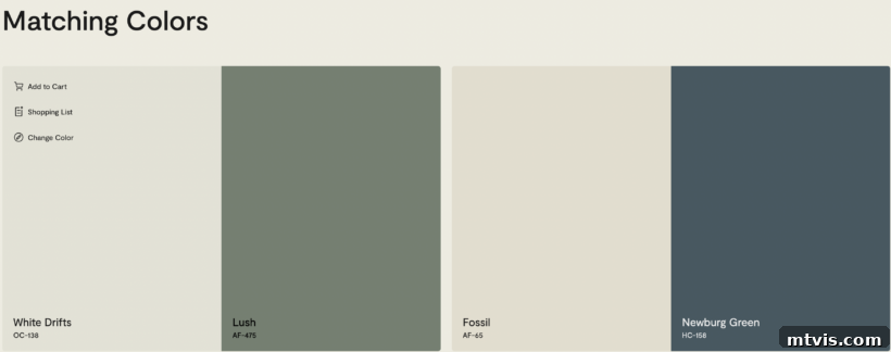 Benjamin Moore Swiss Coffee Your Perfect Fit 4 Benjamin Moore Swiss Coffee matching paint colors