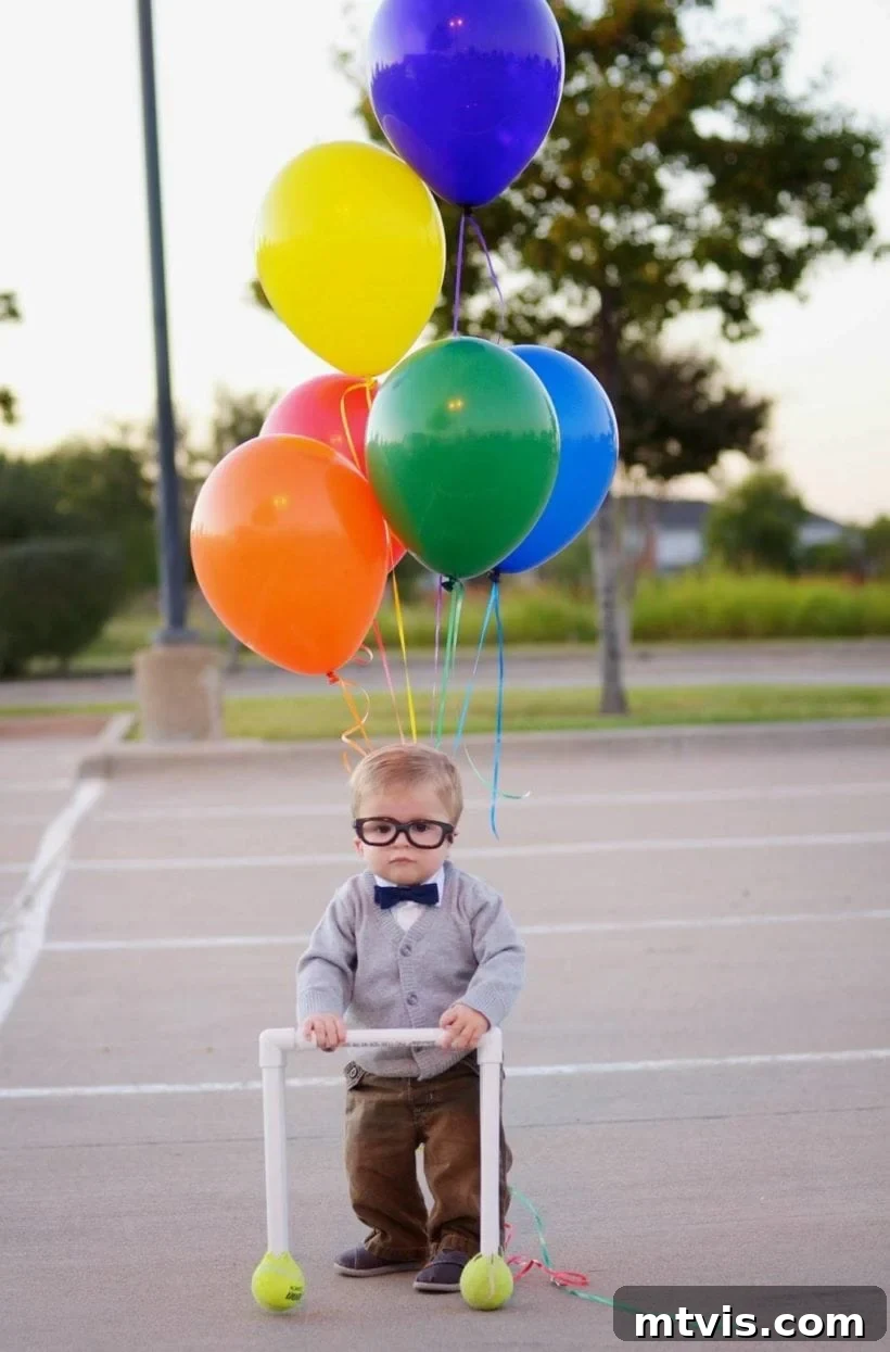 DIY toddler UP costume