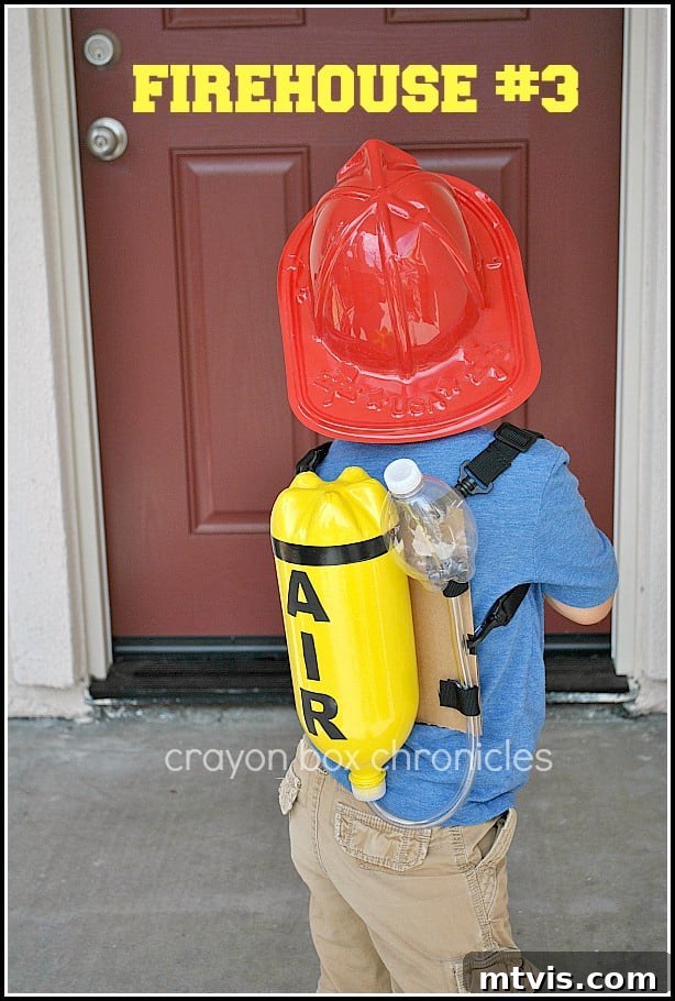 DIY fireman costume