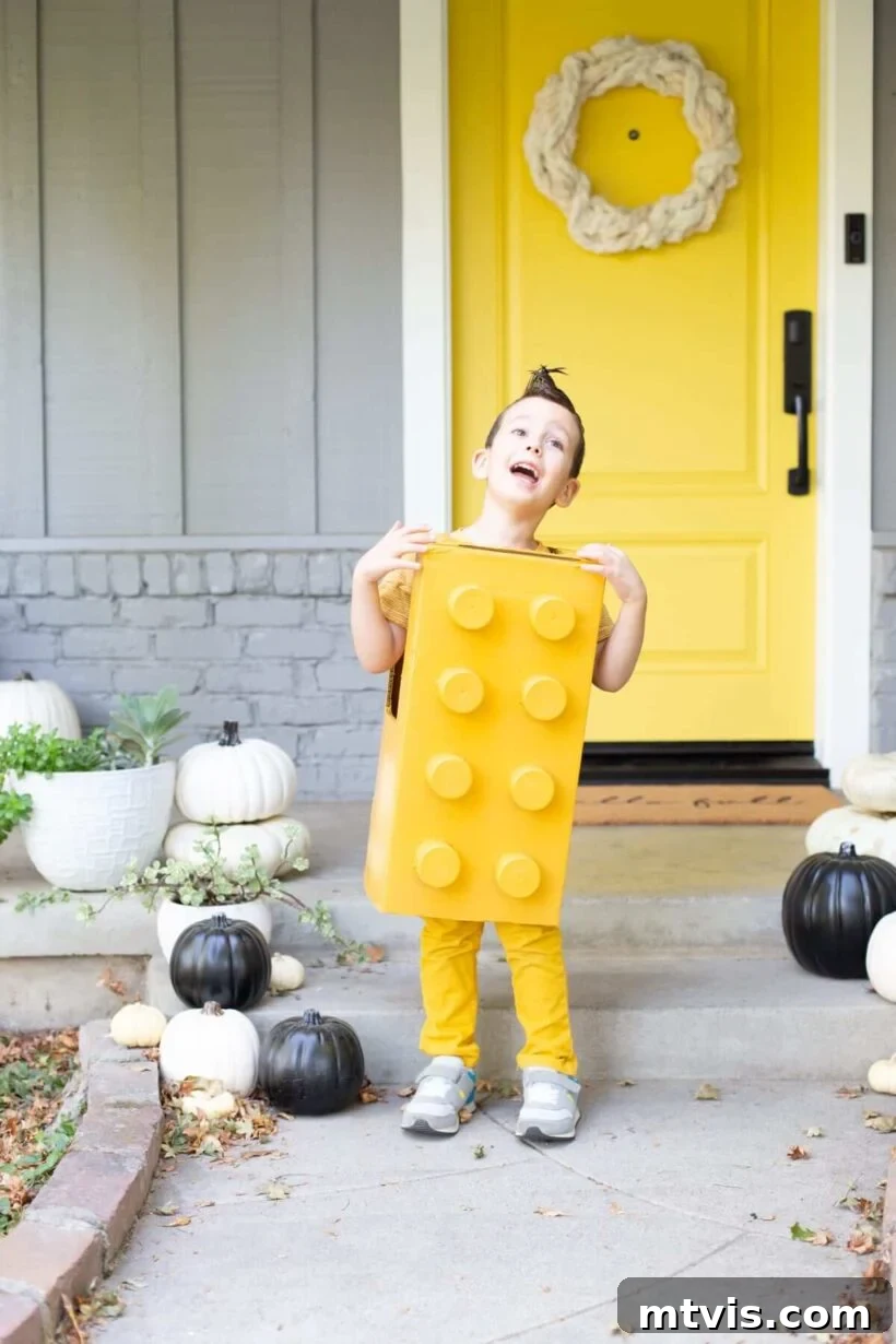 DIY lego costume