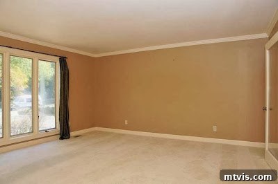 The Ultimate Playroom Unveiled 4 Another angle of the uninviting pre-playroom living space