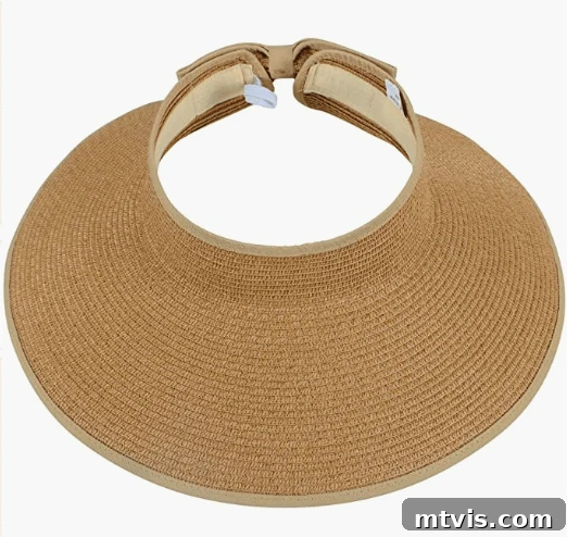Favorite Things Gift Guide Under 25 Dollars 13 Straw Sun Visor Roll-up Sun Hat for sun protection