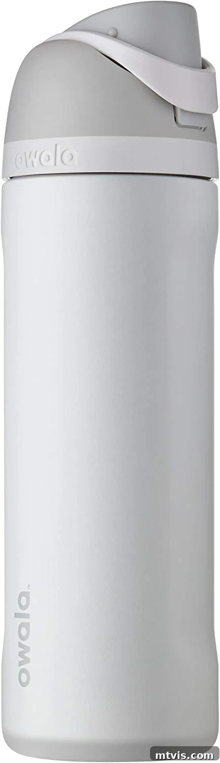 Favorite Things Gift Guide Under 25 Dollars 6 white Owala water bottle with FreeSip spout