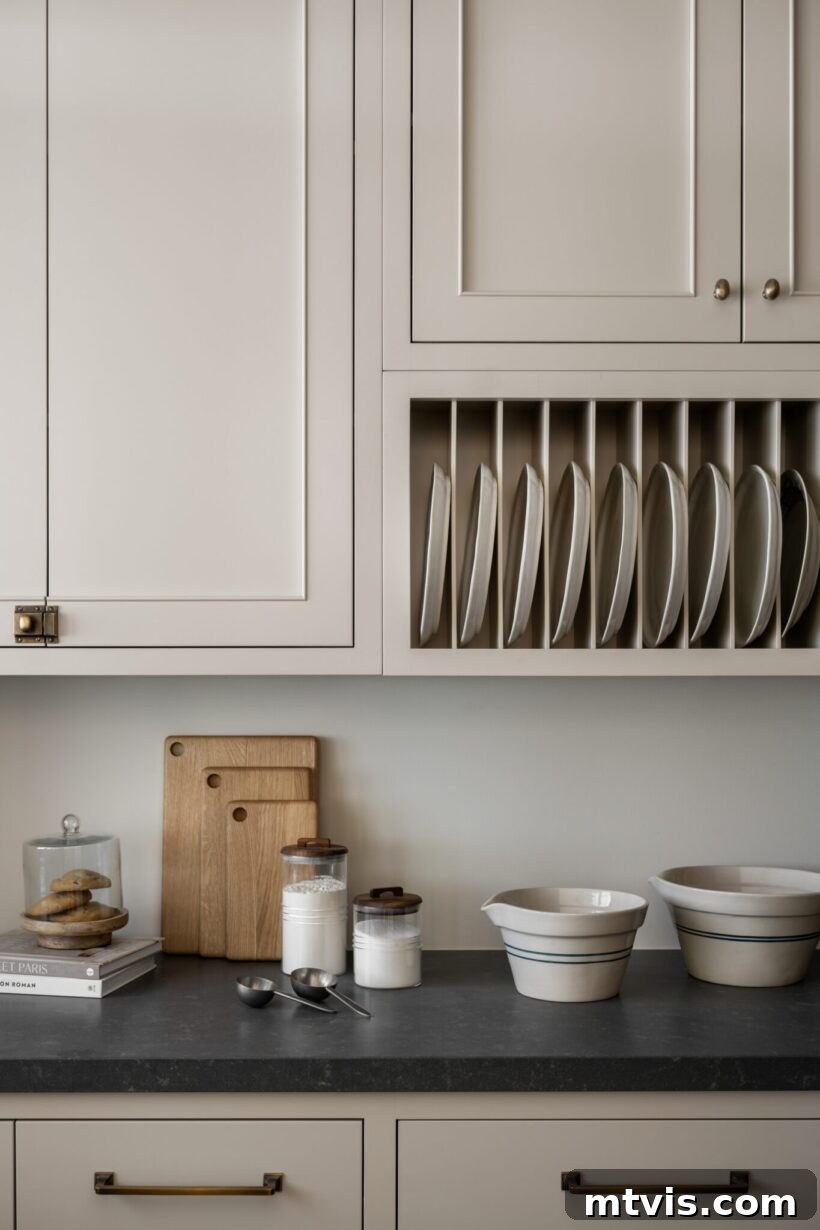 Elevate Your Kitchen with Timeless Neutral Cabinet Shades 9 kitchen cabinets painted Accessible Beige by Sherwin Williams