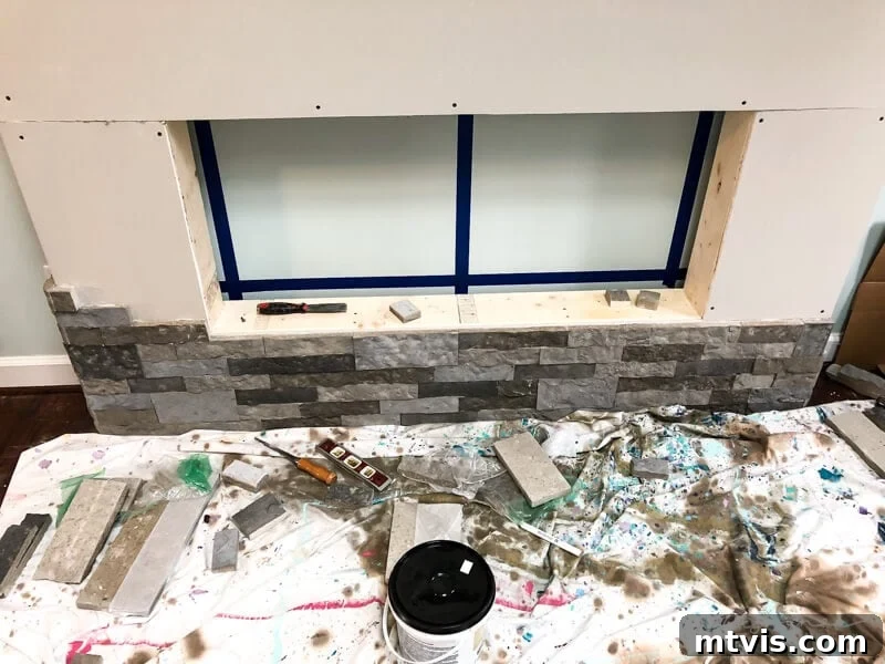 If you have ever wondered about whether Airstone is a good choice for a fireplace, checkout our Airstone fireplace reveal & a review of the product itself!