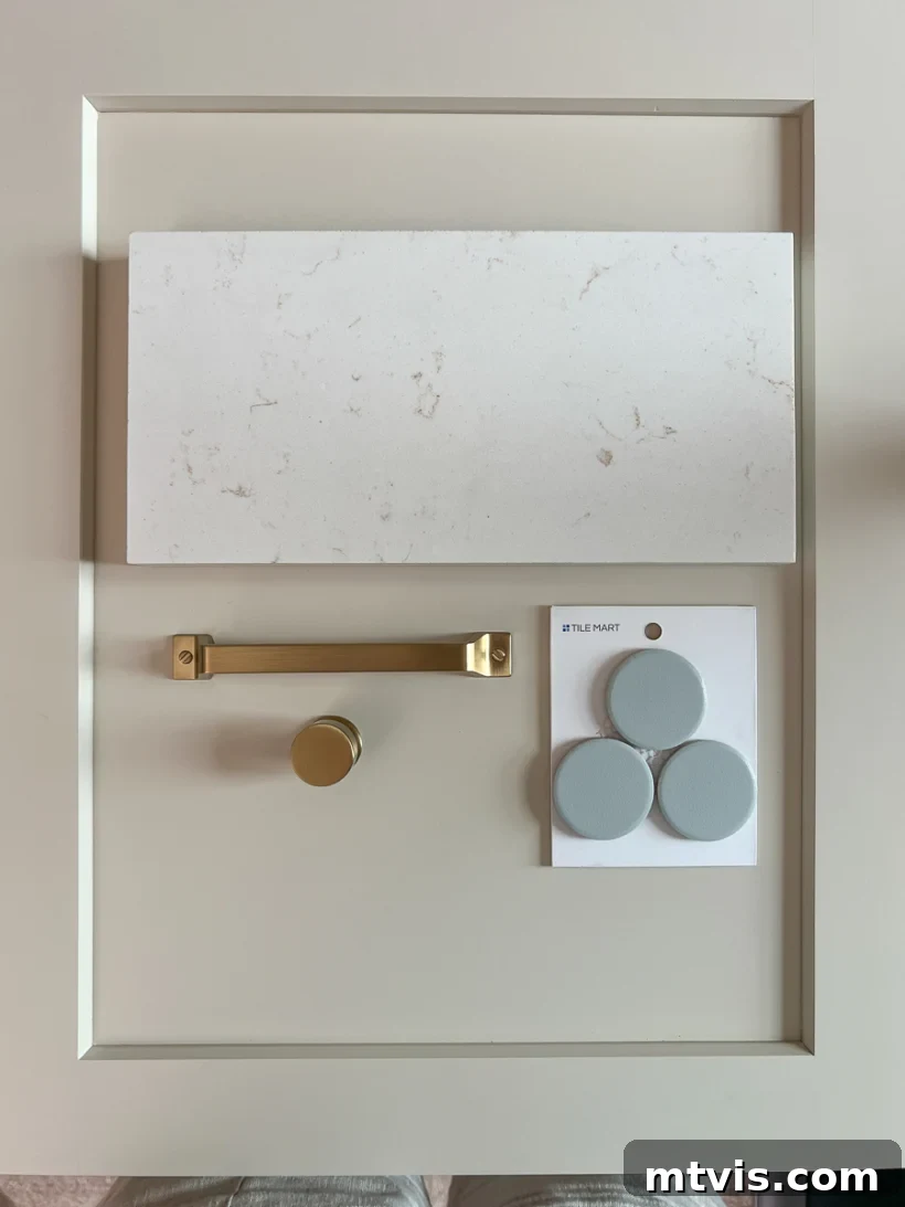 Our Neutral Kitchen, Full of Life and Color 4 accessible beige shaker cabinet door with countertop and hardware selections