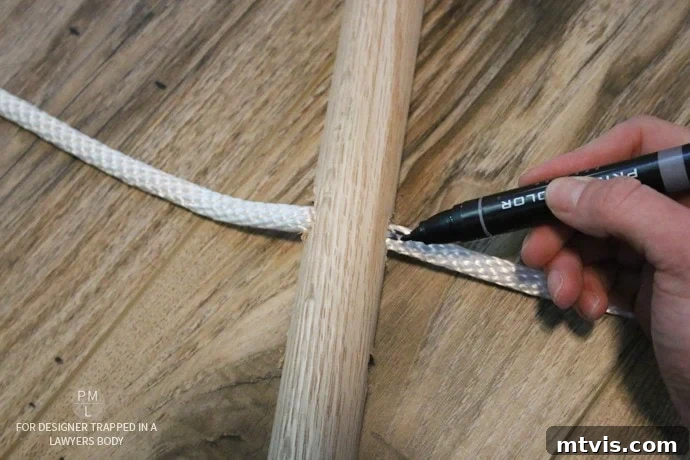 Craft Your Own Hammock Chair 16 Eye bolt securely screwed into a ceiling beam with a spring link attached, ready for the hammock chair.