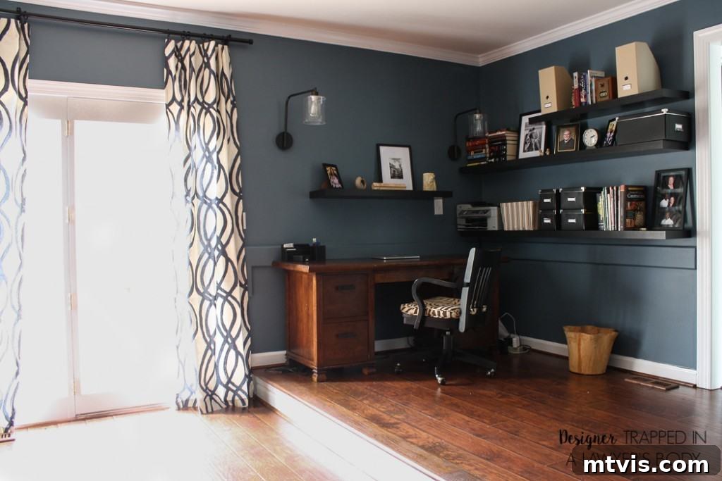 How Laminate Flooring Transformed Our Living Space 11 Cozy and inviting family room showcasing the realistic wood look and durability of modern laminate floors.