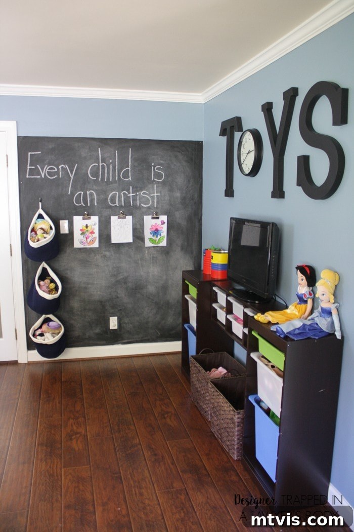How Laminate Flooring Transformed Our Living Space 7 Stylish playroom featuring durable and attractive laminate flooring, perfect for active kids and pets.