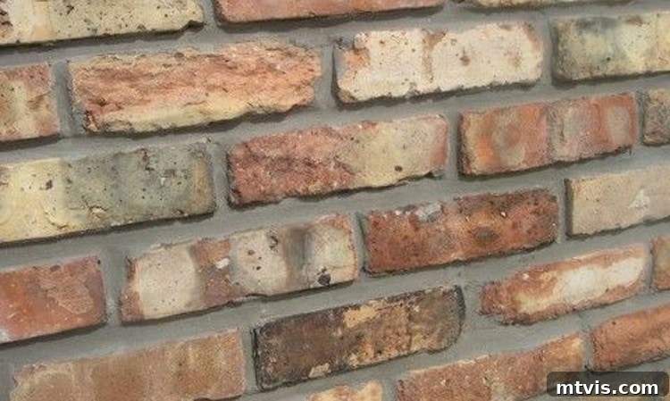 Aged Brick Inspiration Photo for Faux Wall Project
